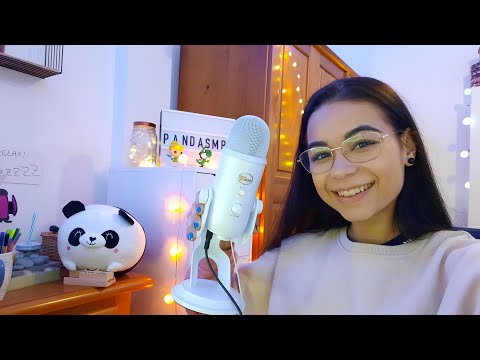 ASMR CONTANDO STORYTIMES CON NUEVO MICRO!🥰  DIRECTO de Pandasmr