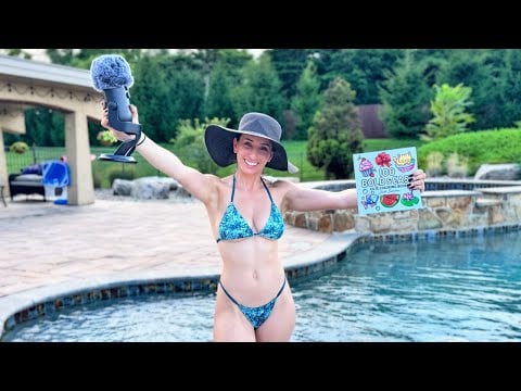 Coloring in the Pool ASMR
