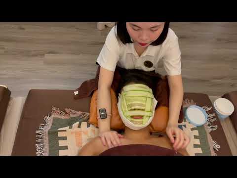 ASMR: 4 Hand HOT Stone Massage for DEEP Relaxation!
