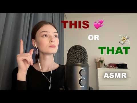ASMR what would you pick? (clicky whisper)