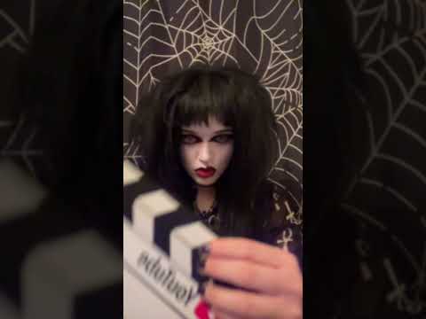 Aggressive Youtube Clapperboard ASMR #goth #asmr #gothgirl #youtubepartnerperks #aggressiveasmr