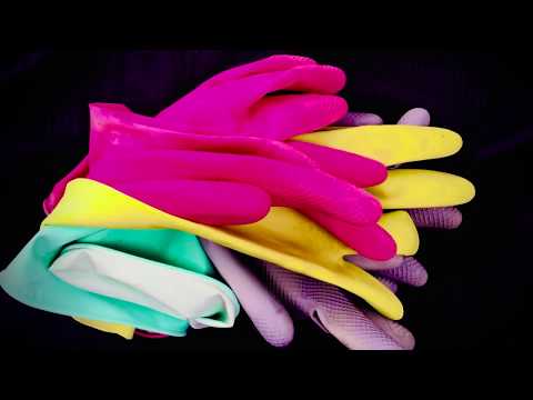 RUBBER GLOVES 🤚✋ CUTTING & ✂ RIPPING 🎧   [[ASMR]]