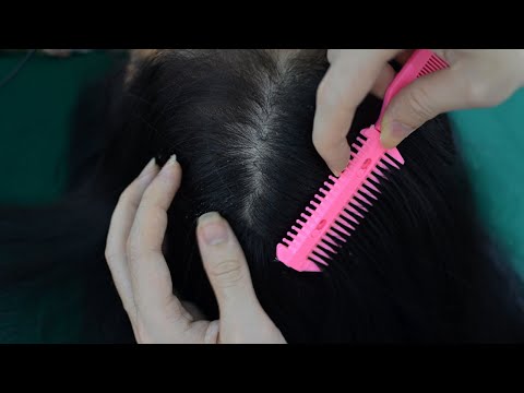 ASMR Real Person Scalp Scratching, Scalp Massage Tingling Make You Fall Asleep
