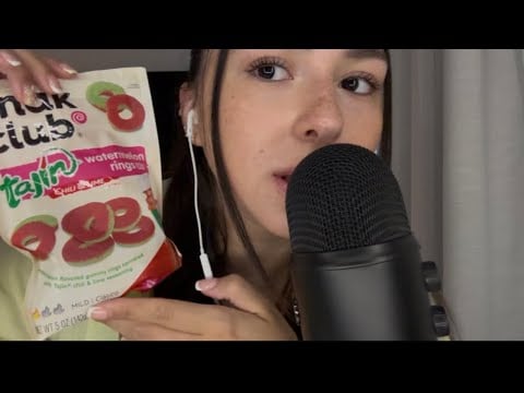 ASMR watermelon Chamoy Gummies 🍉￼