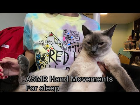 ASMR Hand Movements 🙌🏻 💤 Soft Spoken (Gentle Whispering) 🐱