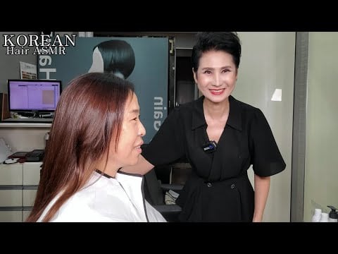 ASMR 시각과청각의 활성화 #멋내기 새치커버 흰머리도 먹으면서 밝게~ASMR visual and auditory activation