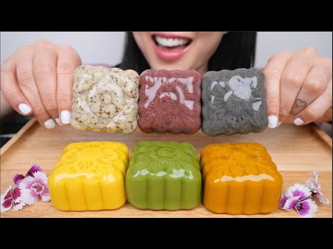 LUK CHUP MOON CAKE (ASMR EATING SOUNDS) NO TALKING | SAS-ASMR