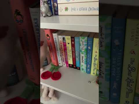 ASMR book shelf vibes #asmr #asmrtriggers