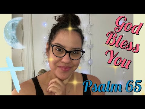 CHRISTIAN ASMR: BIBLE 📖 READING WiTH OMY (Psalm 65) #117