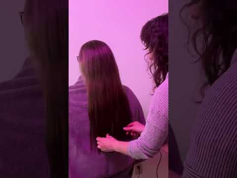ASMR Haircut #realpersonasmr #asmrhaircut #oddlysatisfying #visualtingle #triggersforsleep