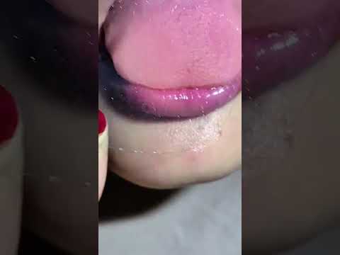 GLASS LICKING ASMR Visit. my channel for the full version #viral #relax #asmr #fyp
