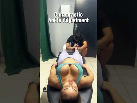 Trending Videos | Chiropractic Ankle Adjustment ASMR #asmr #massage #trending #shorts