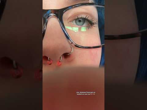 ASMR obsessed friend gets an eyelash👄full on✅⏰ #asmrpersonalattention #asmr #shorts #asmrroleplay