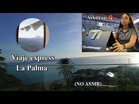 VIAJE EXPRESS A LA PALMA!✈️ | Avión, arbitraje, tenis de mesa y risas... (NO ASMR) | Pandasmr