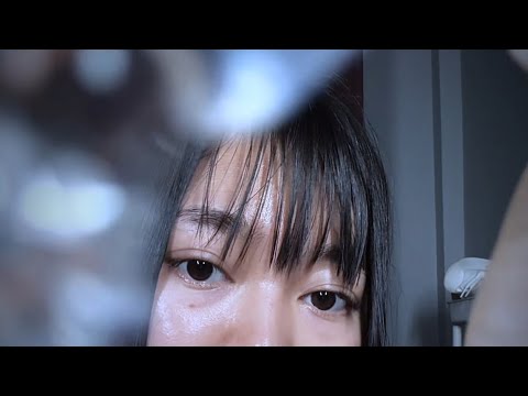 Asmr night skin care routine