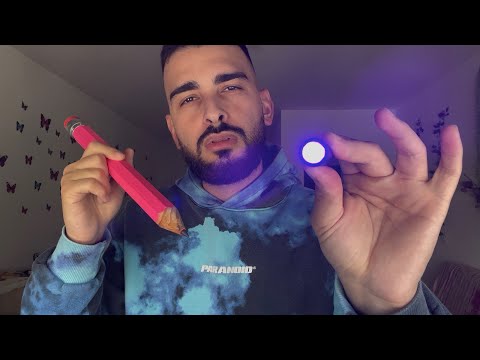 ASMR Test des 5 Sens 👨🏽‍⚕️ 