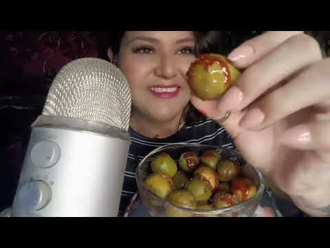 ASMR comiendo ciruelas/ Jobo o jocote 