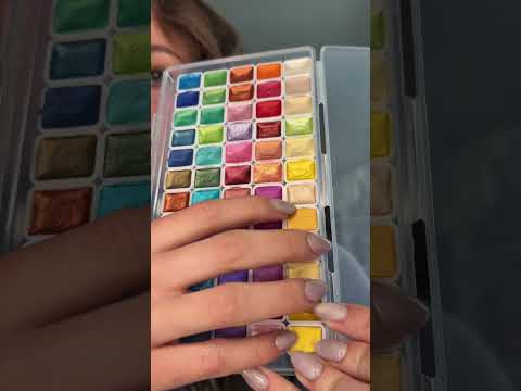 ASMR Guess the Color 🎨 Paint Palette Personal Attention