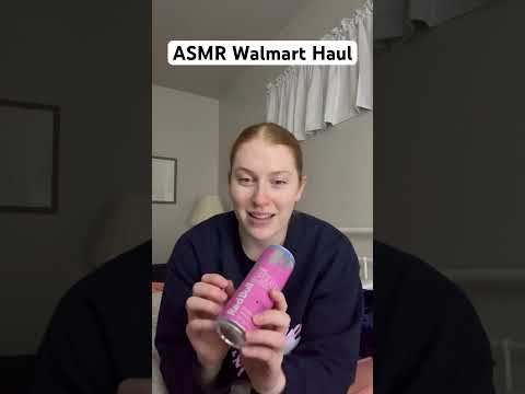 ASMR mini Walmart Haul - tapping on my purchases #asmr #tapping #whispering