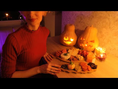 ASMR 🎃 Delicious Halloween Charcuterie 🎃 Whisper