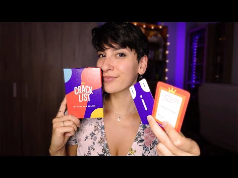ASMR Español - Jugamos juntos a este juego de palabras (humor)
