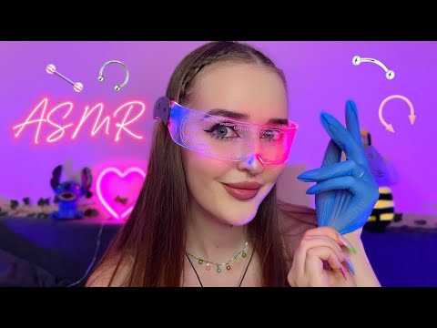 ASMR💜ТРЕШ МАСТЕР сделает тебе ПИРСИНГ😳 ASMR trash piercer