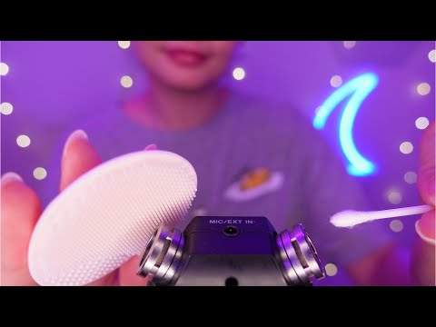 ASMR 30 Mins Of *Brain Tingling* Tascam Triggers For Sleep (No Talking) [4K]