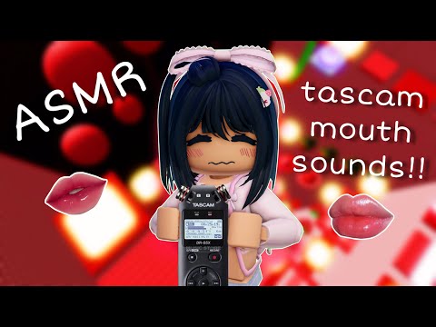 ROBLOX ASMR ~ TASCAM MOUTH SOUNDS TO HELP YOU SLEEP 😴 (NO TALKING)