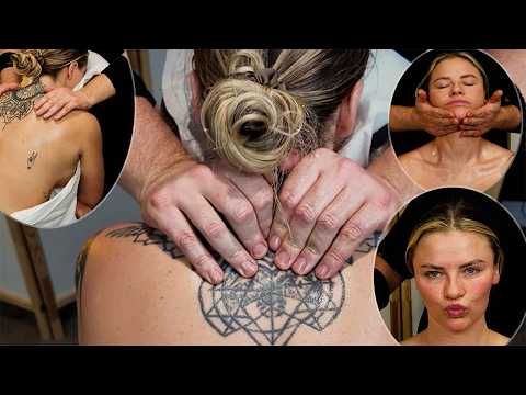 ASMR Ultimate Seated Neck, Head and Shoulder Massage For DEEP RELAXATION & Sleeeeep! [No Talking]