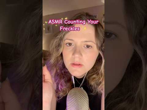 ASMR Counting Your Freckles ✨ Soft Whisper Personal Attention