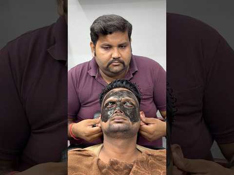 Shamboo Barber Face Cleaning Part-2 #asmr #headmassage #relaxing #indianbarber