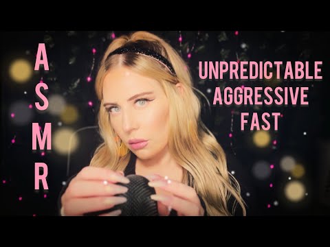 ASMR ⚡️ FAST & AGGRESSIVE & UNPREDICTABLE FOR TINGLES ⚡️ #fastandaggressiveasmr #asmrtingles
