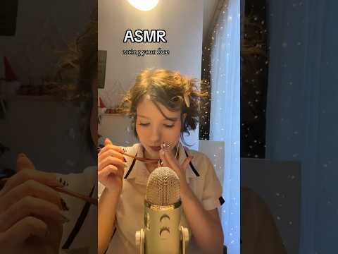 𑣲ASMR || eating your face 🥄