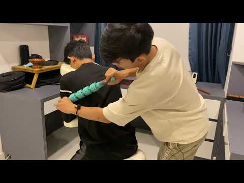 ASMR Relaxing Simple Back Massage - Old Massage Video