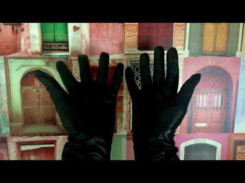 LEATHER GLOVES 🖤  PICK A DOOR 🍀 WHISPER  [[ASMR]]