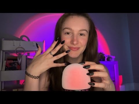 ASMR with Long Nails | tapping and scratching random sh*t and some whispering…