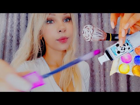 💤 ASMR Doing Your Makeup & Skincare with PAPER COSMETICS (Layered Sounds)
