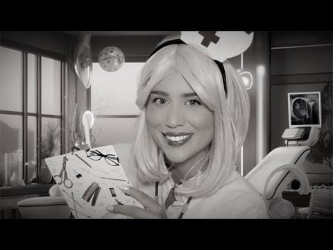 ASMR | Strange Cranial Nerve Examination with Emmy-May (BW RP)