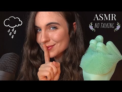 ASMR FRANCAIS 🌙 - 🌧 NO TALKING (+pluie) :  Brain Massage (Je fais fondre ton cerveau) 🌧