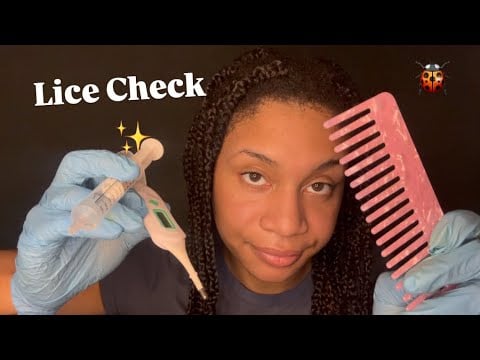 ASMR - School Nurse Checks Your Lice