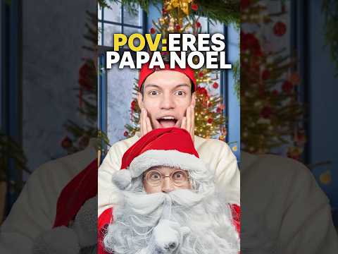 POV: ERES PAPÁ NOEL 🎅 TE CORTO LA BARBA #asmr #shorts #asmrsounds #comedia #navidad