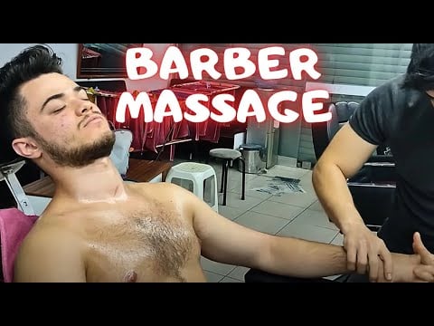ASMR TURKISH BARBER FULL BODY MASTER MASSAGE-Chest,leg,foot,arm,back,abdominal