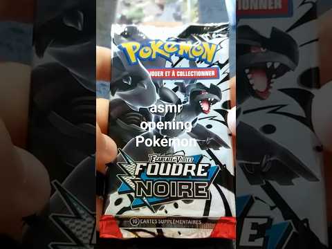 asmr opening booster Pokémon