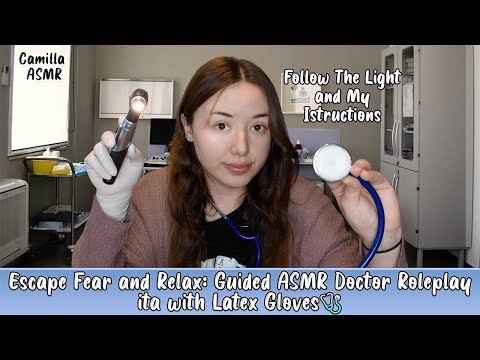 ASMR Latex Gloves Roleplay: Italian Doctor Calms Fear