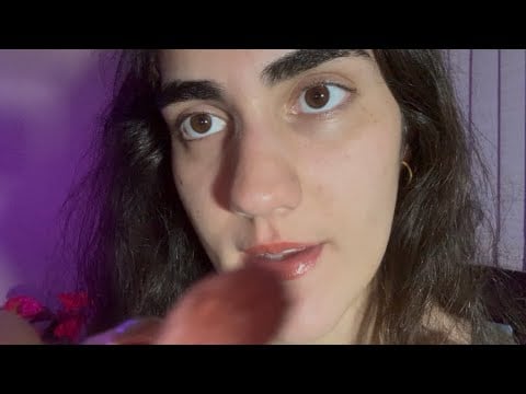 ASMR sons molhados com gloss💧mouth sounds intensos para relaxar