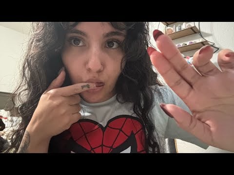 ASMR Up Close Spit Painting You (Real Spit) 
