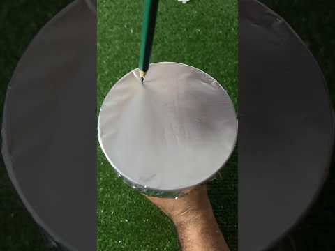 Perfect Insertion Foil Paper 🌀🤩 #shorts #asmr #odlysatisfying #relaxing #satisfying