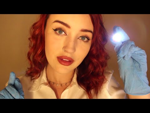 ASMR Eye Exam - Optic Cranial Nerve Examination - Medical Roleplay