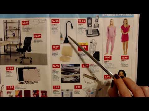 ASMR | Reviewing Sales Circulars w/Pointer (Soft Spoken)