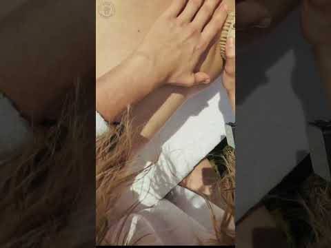 🌾 도미니카의 야외 카슈미르 마사지 (브러시 사용) | ASMR 부드러운 에너지와 힐링 터치 💆‍♀️